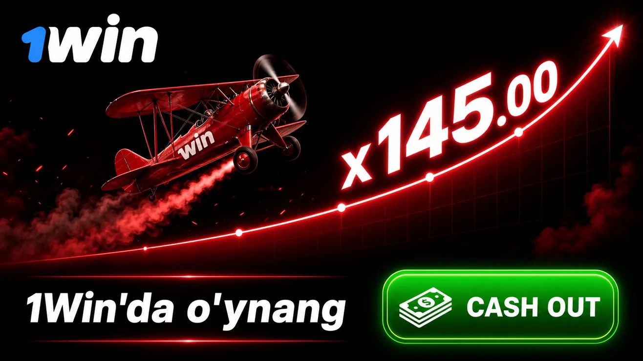 1Win mobil ilova Aviator crash game APK yuklab olish
